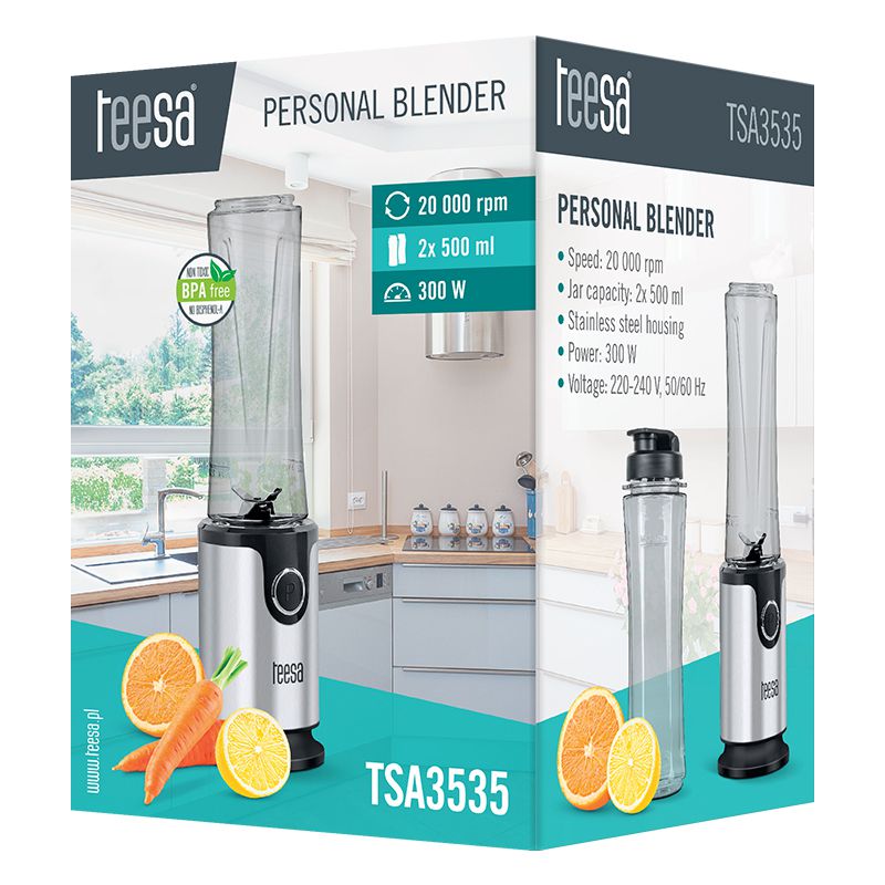 Blender Smoothie Doua Cani Teesa Tsa 3535 cu DAB+