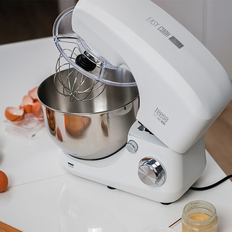 Robot Bucatarie Easy Cook White Teesa Tsa 3545-w cu DAB+ si Rezistenta la Apa