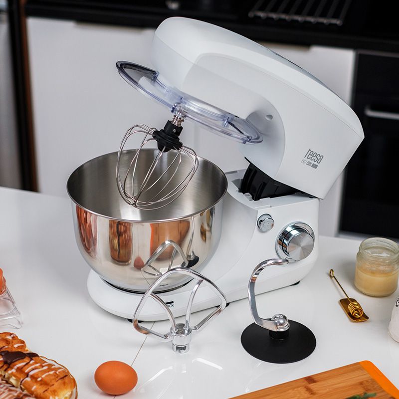 Robot Bucatarie Easy Cook White Teesa Tsa 3545-w cu DAB+ si Rezistenta la Apa
