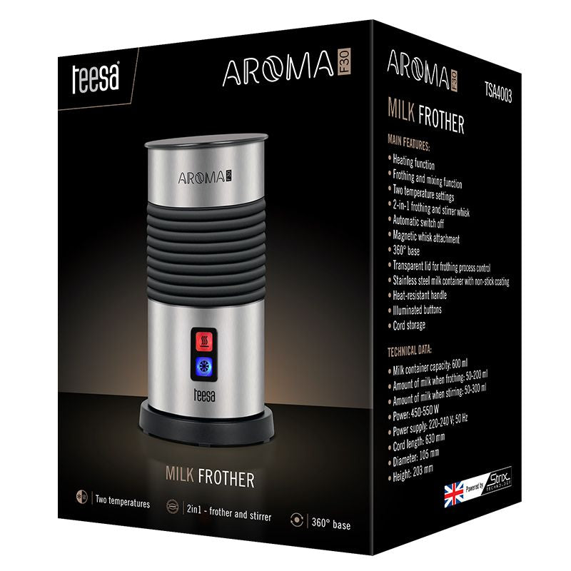 Aparat Spumare Lapte Milk Frother Aroma Teesa F 30 cu DAB+