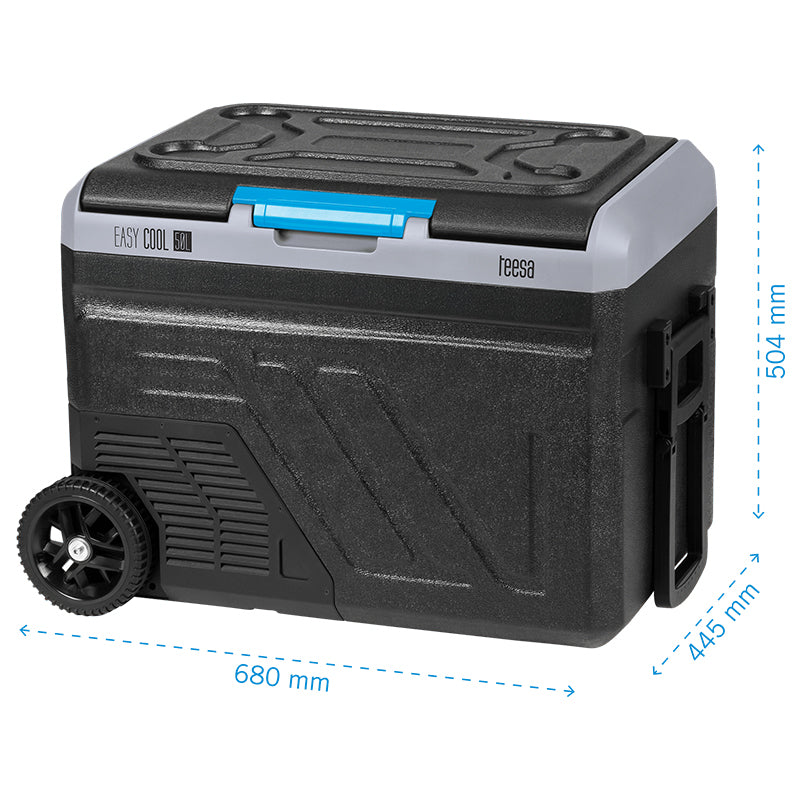 Lada Frigorifica Profesionala cu Compresor 50l Teesa Tsa 6005 cu Bluetooth, afisaj LED, baterie reincarcabila si USB