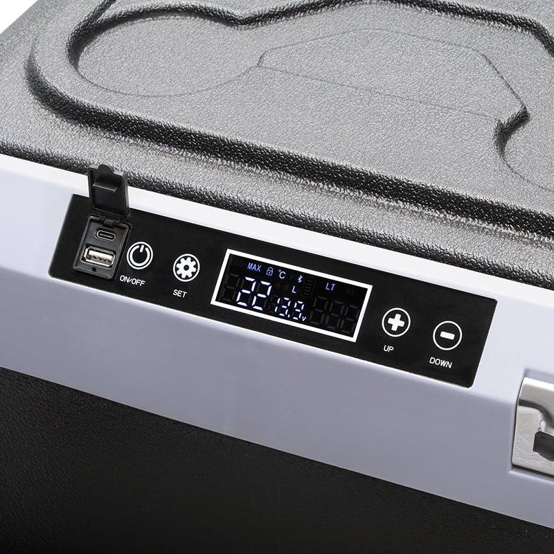 Lada Frigorifica Profesionala cu Compresor 50l Teesa Tsa 6005 cu Bluetooth, afisaj LED, baterie reincarcabila si USB