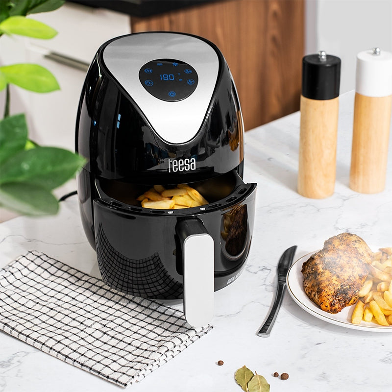 Friteuza 1.8l Digital Air Fryer Teesa Tsa 8053 cu afisaj LCD