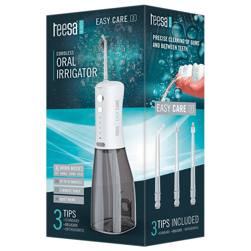Irigator Oral Dus Bucal Easy Care 2 Teesa Tsa 8080 cu baterie 1500 mAh si USB
