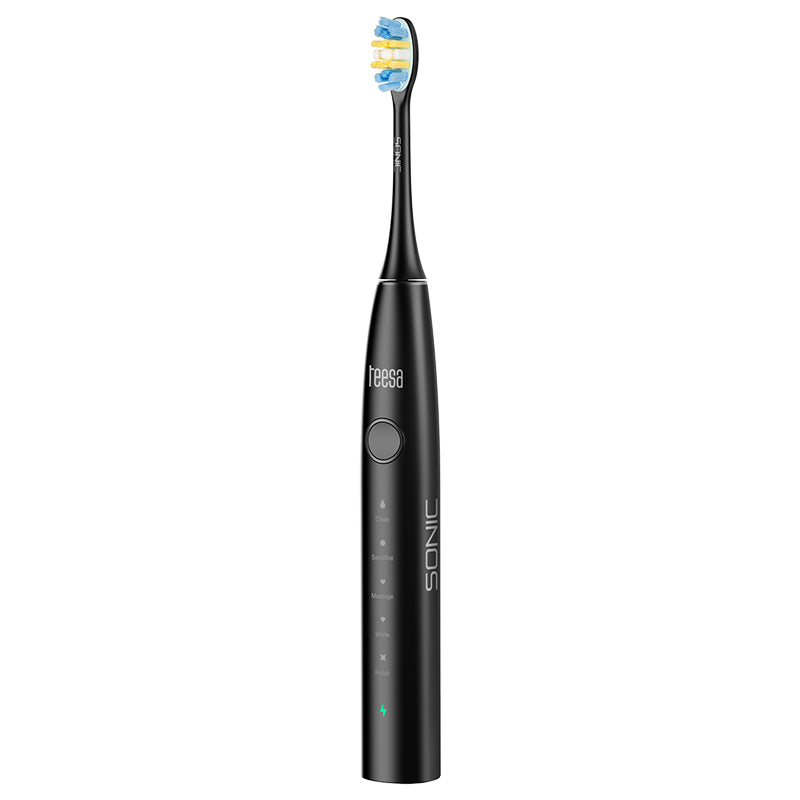 Periuta de Dinti Electrica Sonic 2 Black Teesa Tsa 8087-b cu baterie 1200 mAh si USB
