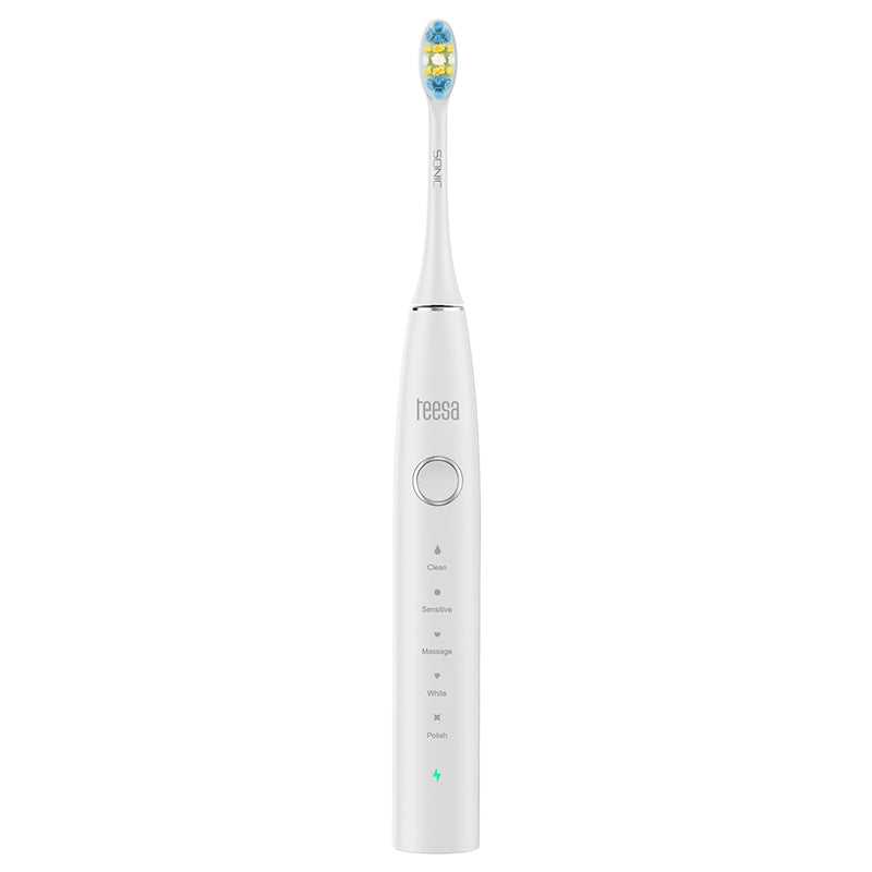 Periuta de Dinti Electrica Sonic 2 White Teesa Tsa 8087-w cu baterie 1200 mAh si USB