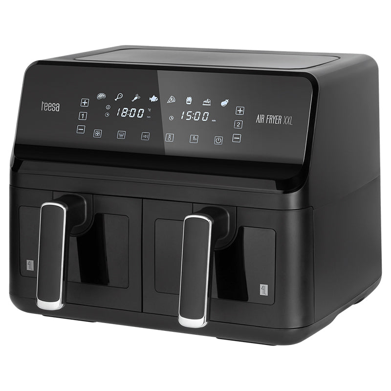 Friteuza Dubla Airfryer 8L 2700W Teesa Air Fryer Dual