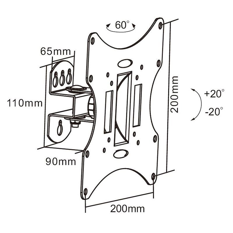 Suport - 42 Inch 30 Kg Negru LCD 23