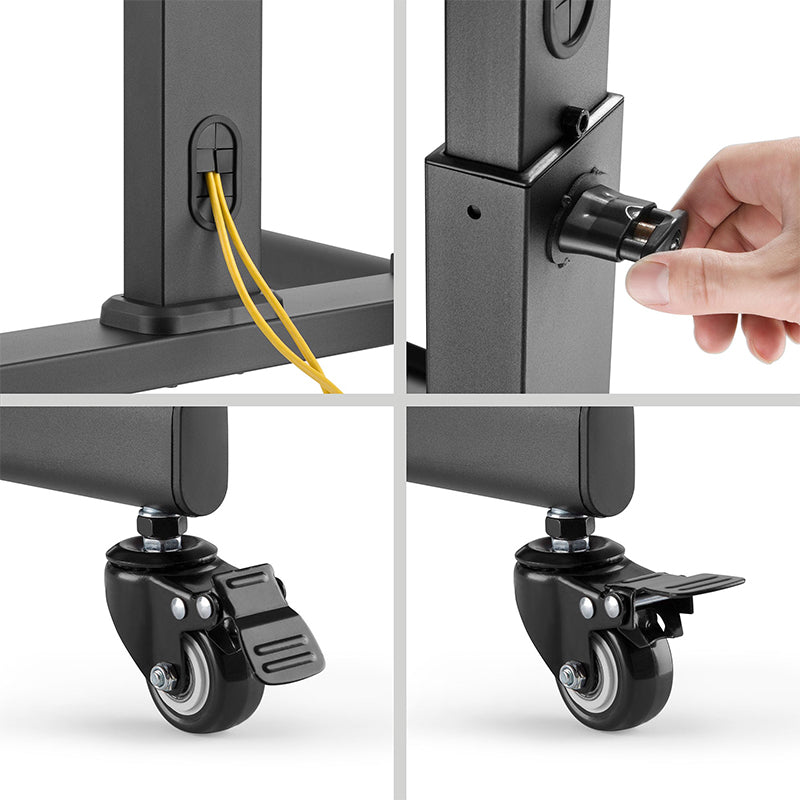 Suport TV Stand Mobil 32-55 Cabletech Inch 35KG