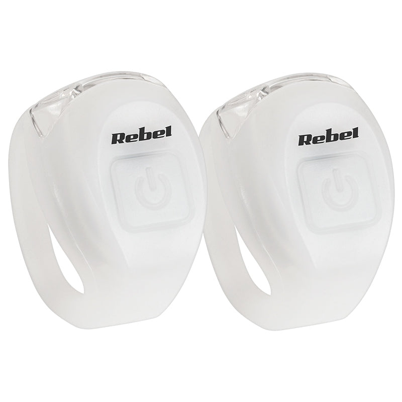 Set Lumini Bicicleta Silicon Rebel Urz 0036