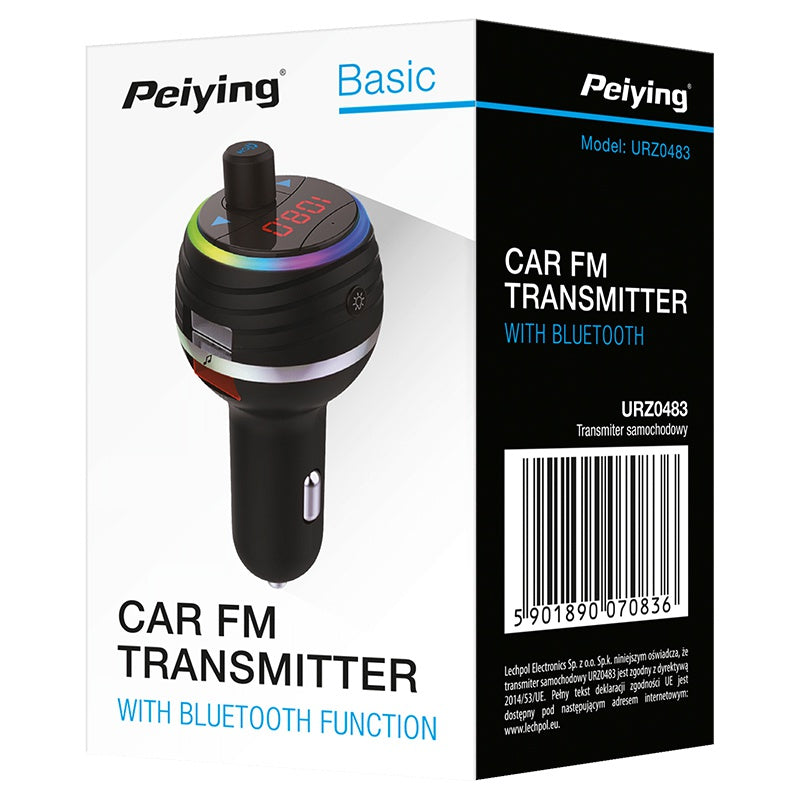 Modulator Audio Display Peiying Urz 0483 cu Bluetooth, radio FM, USB si Card SD
