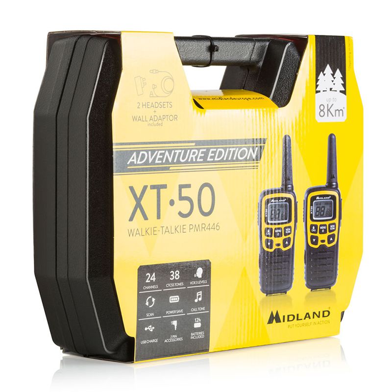 Radio Pmr Valiza Midland Xt 50 cu baterie reincarcabila si USB