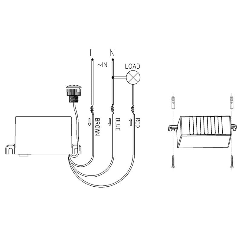 Senzor Crepuscular cu Sonda Externa Urz 0805