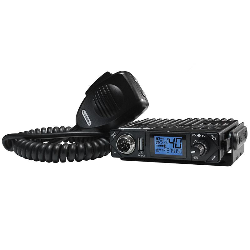 Statie Cb President Bill Urz 0872 cu radio FM, afisaj LCD si USB