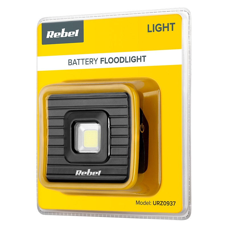 Reflector cu Acumulator 4.5ah Rebel Urz 0937 cu baterie reincarcabila si USB
