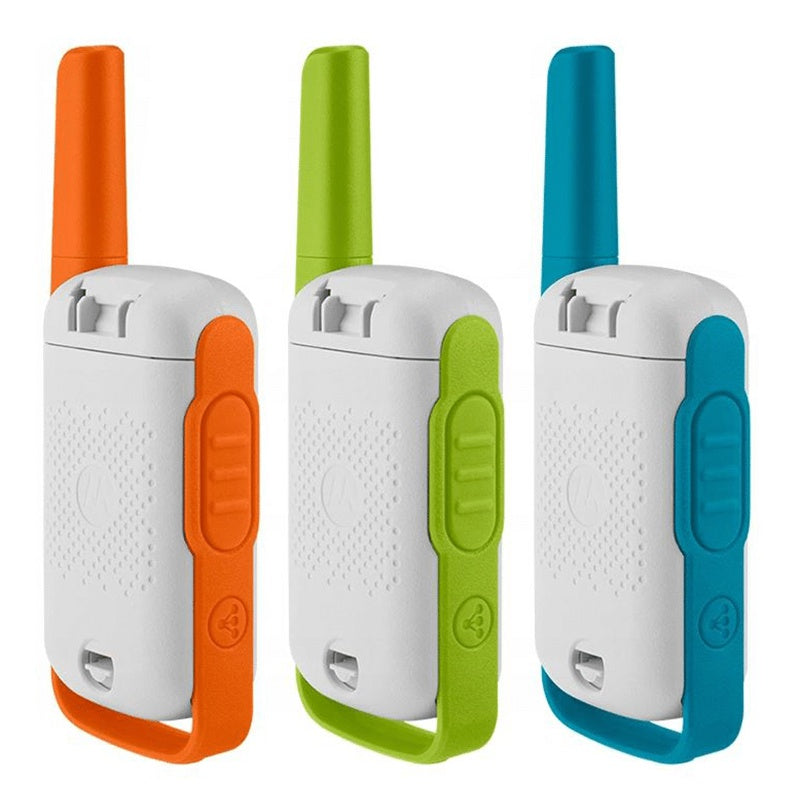 Statie Radio Pmr Set 3 Buc Motorola T 42 cu afisaj LCD si baterie reincarcabila