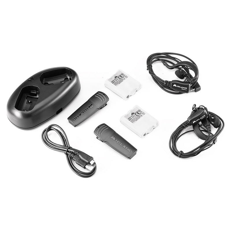 Statie Radio Pmr Midland Xt 70 cu baterie 1000 mAh si USB