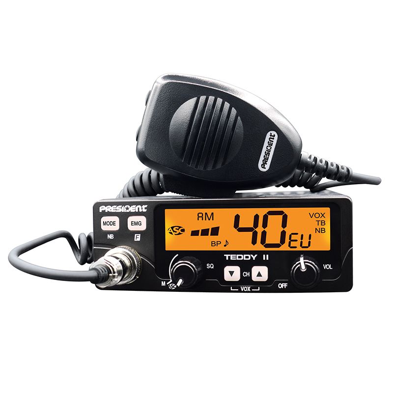 Radio Cb President Teddy Ii Asc Vox 12V cu radio FM