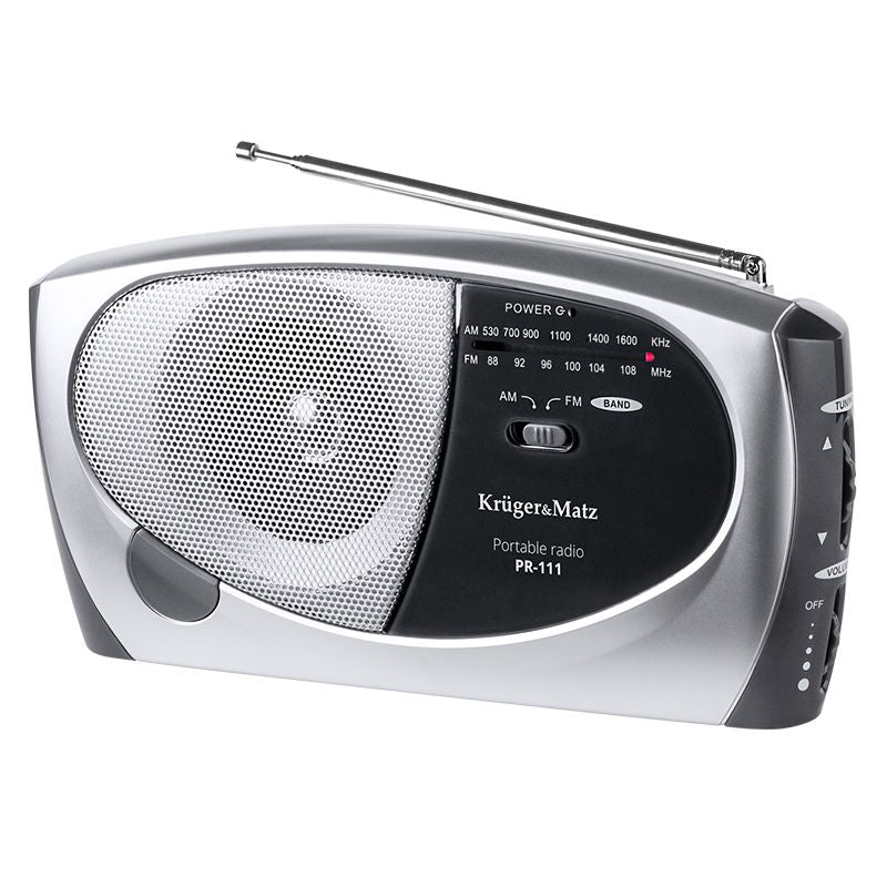 Radio Portabil Pr-111 & Kruger Urz 2038 cu radio FM