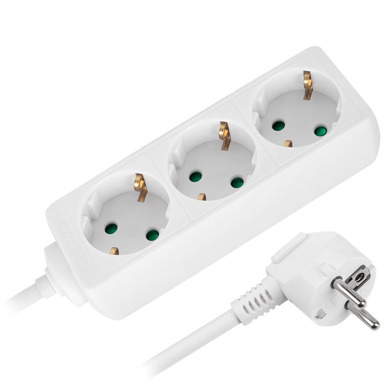 Prelungitor 3 Prize fara Intrerupator 3x1.5m 2.0m Rebel Urz 3070-2b