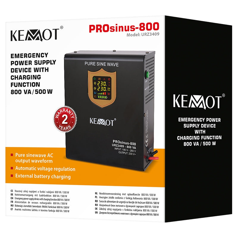 UPS Centrale Termice Sinus Kemot Pur 800va cu baterie reincarcabila