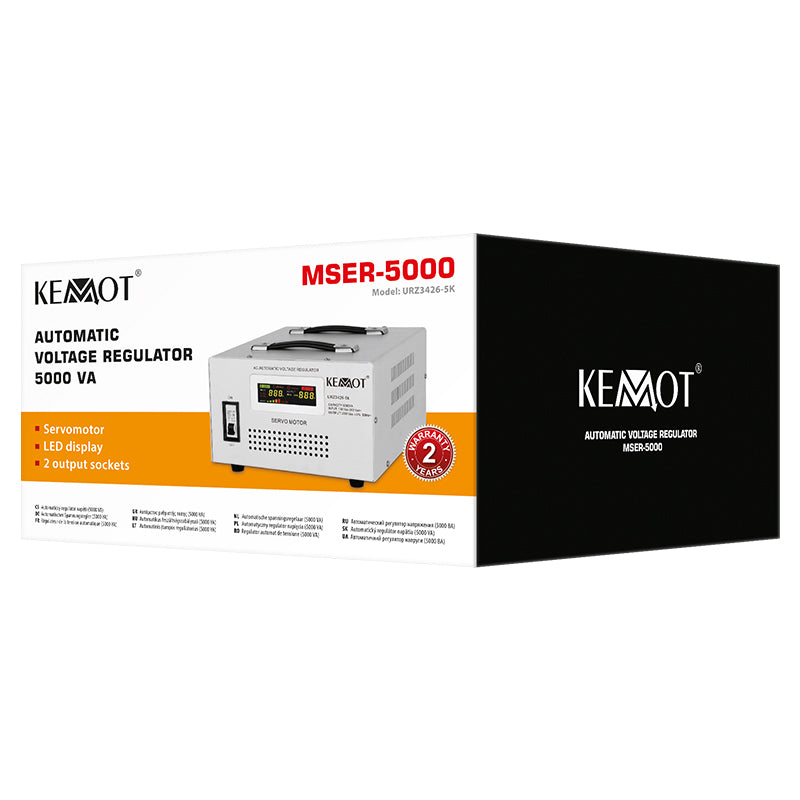 Stabilizator Tensiune Servomotor 5kva Kemot Urz 3426-5k