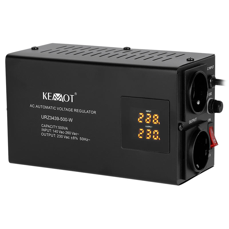 Stabilizator Tensiune Automat 500va Perete Kemot Urz 3439-500-w
