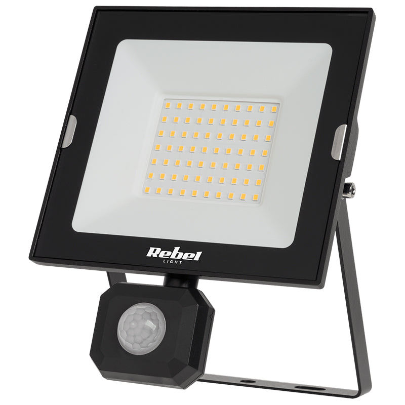 Reflector 4000k cu Senzor Rebel LED 50W