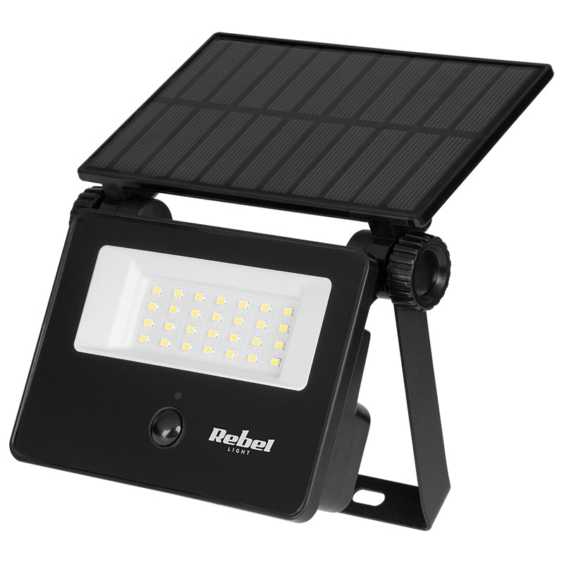 Reflector Solar 800lm 6500k Rebel Ip 54 cu baterie 1500 mAh