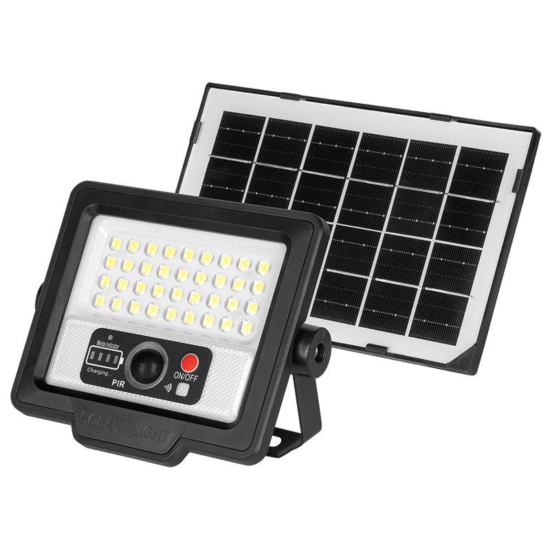 Reflector 6500 Panou Solar Telecomanda Rebel LED 60W cu baterie 3000 mAh