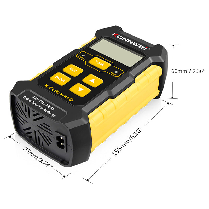 Tester Redresor baterie Auto 12V cu baterie reincarcabila