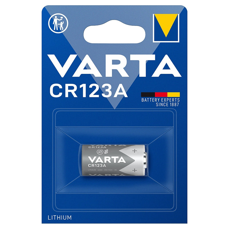 Baterie Blister 1 Buc Varta CR 123A cu baterie reincarcabila