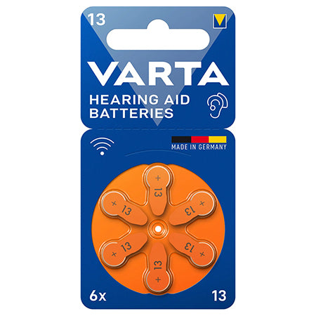 Baterii Auditive 13 Blister 6 Varta cu Bluetooth si baterie reincarcabila
