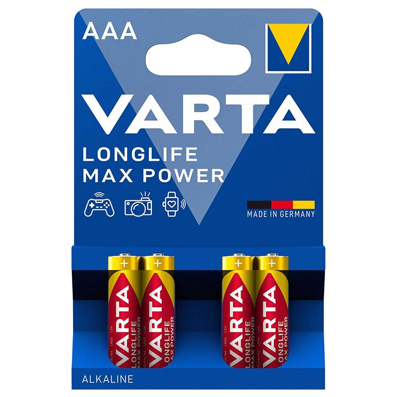 Baterie Alcalina Max Power LR03 Blister 4 Buc Varta