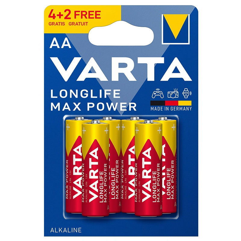 Baterie Alcalina Max Power Blister 6 Buc Lr 06 cu baterie reincarcabila