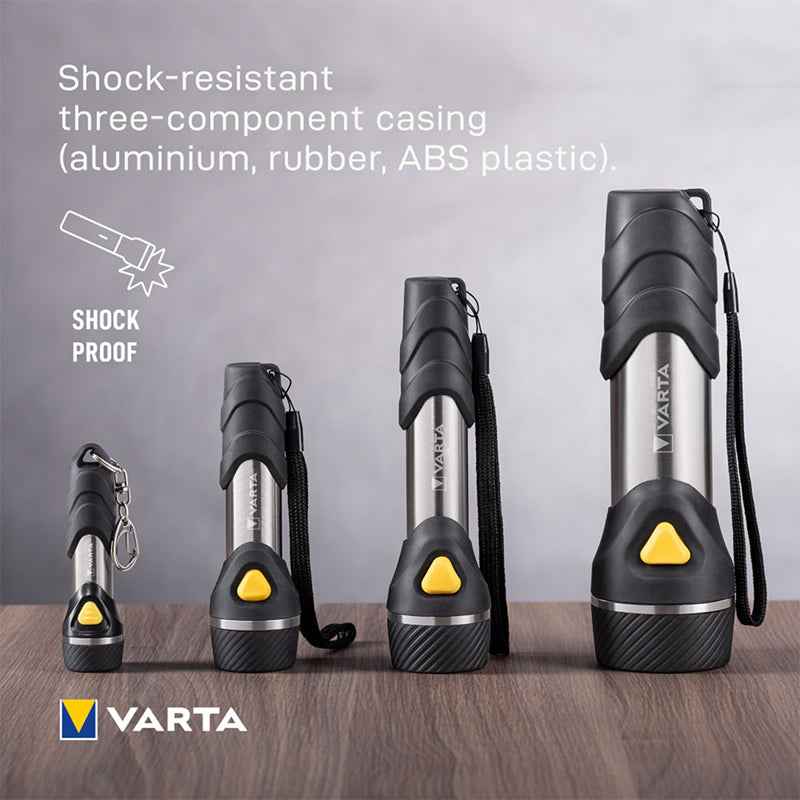 Lanterna LED Varta F20 Day Light, 40 lm, Raza 40 m, Autonomie 62 ore, 9 LED-uri