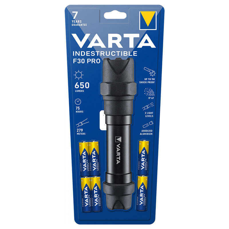 Lanterna LED Indestructible Pro Varta F 30