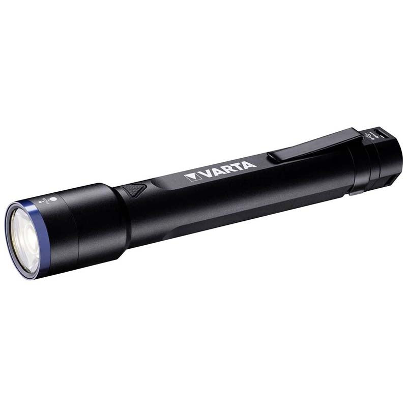 Lanterna LED Cree Night Cutter Varta F 30r cu baterie 2600 mAh, USB si Rezistenta la Apa