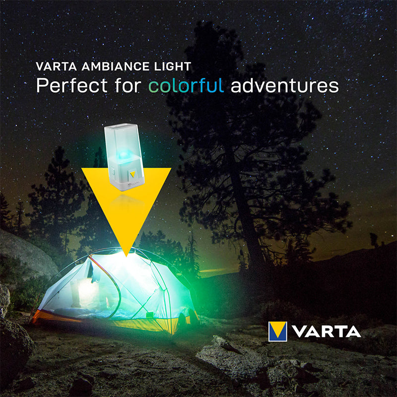 Lanterna Camping Varta Outdoor Ambiance L10, 150 lm, LED Multicolor, IPX4, Montabila