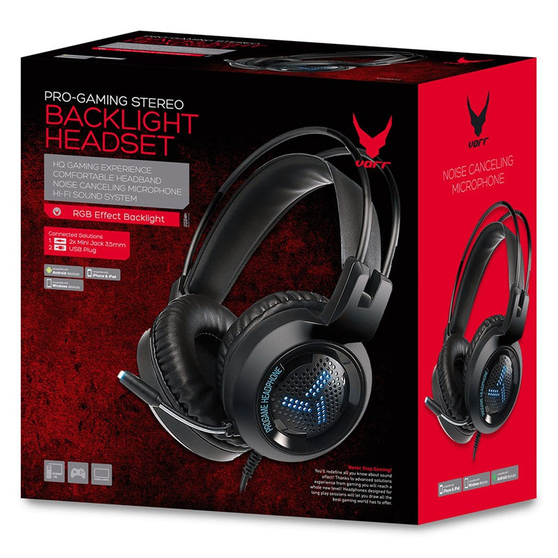 Casti Hi-fi Stereo cu Microfon Gaming Varr Vh 8020 cu USB si Sunet Stereo