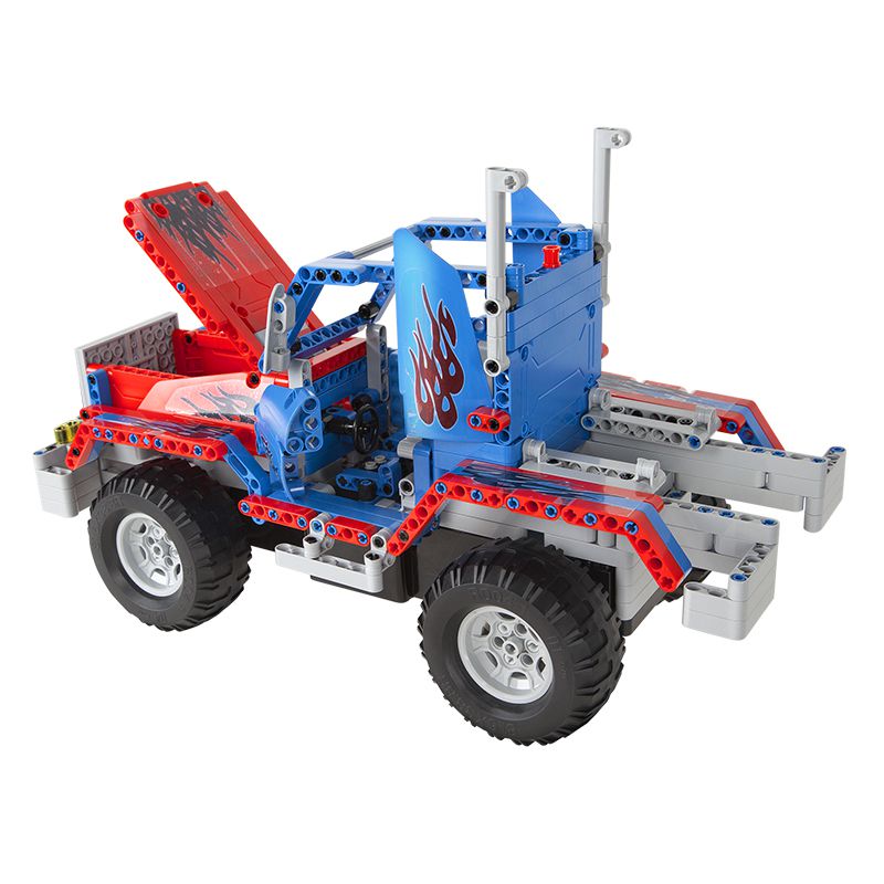 Masina Piese Blocks Truck By Quer Rc 531 cu baterie 400 mAh, USB si Telecomanda