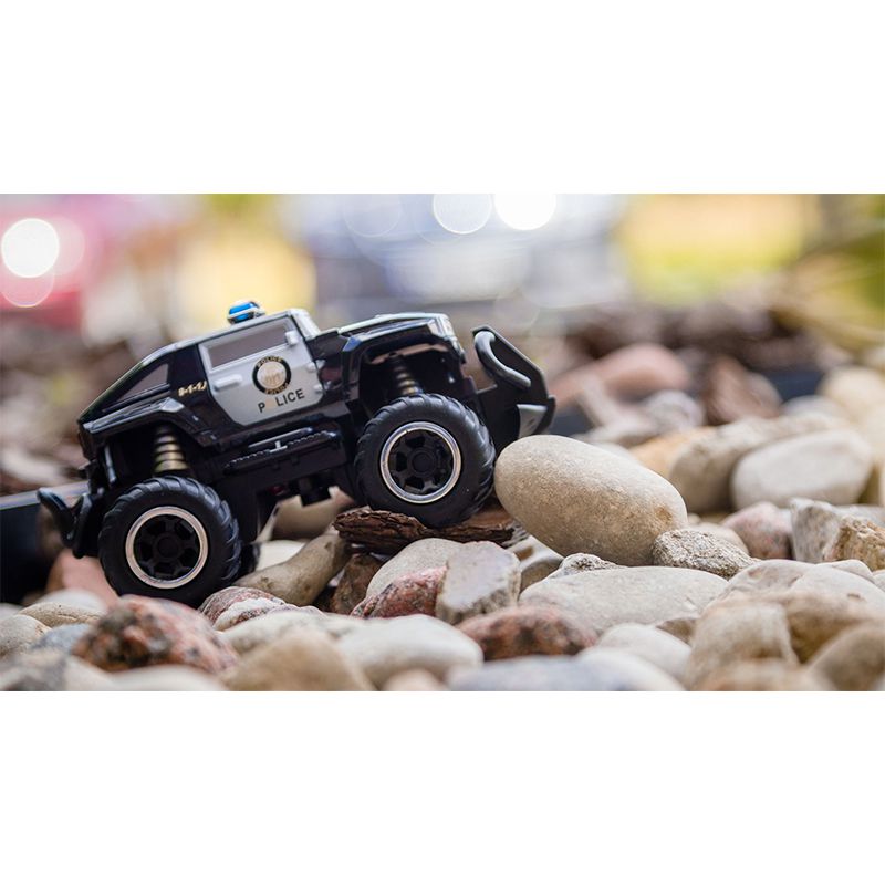 Mini Rc Car Police Zab 0113 cu Telecomanda