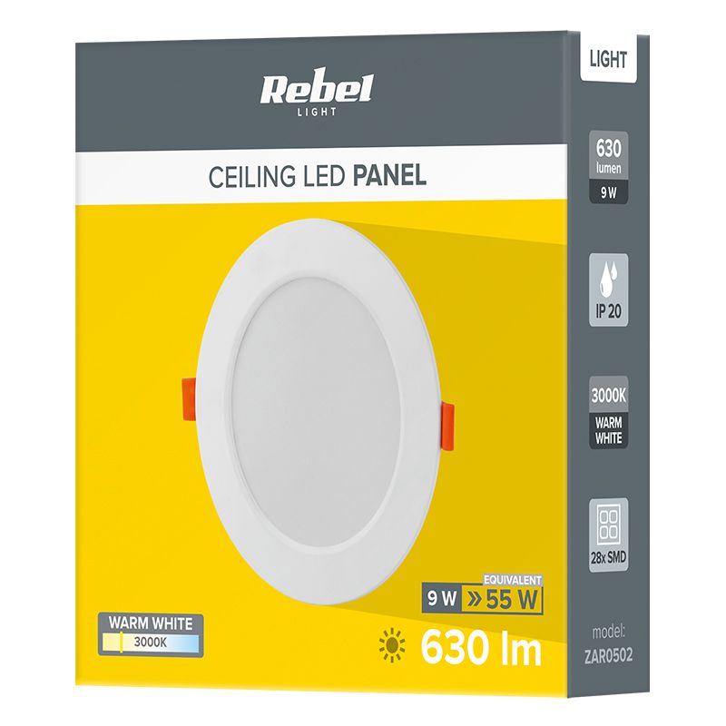 Spot LED Incastrat 3000k Rebel Zar 0502