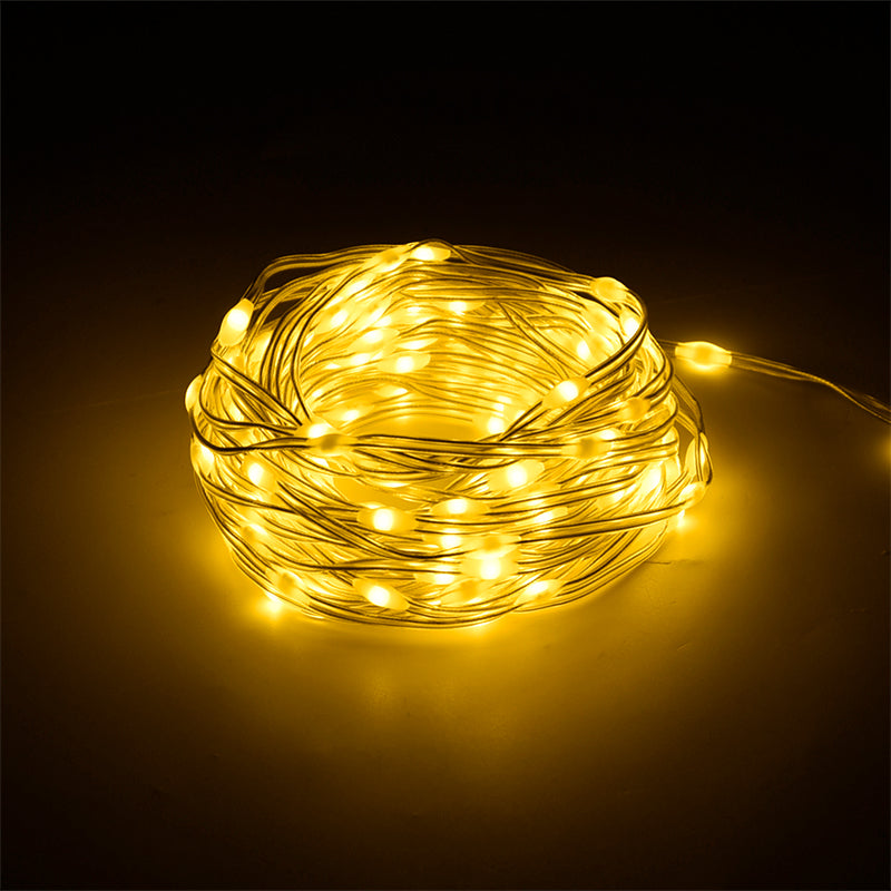 Decoratiune LED Alb Rebel Cald 10m cu USB