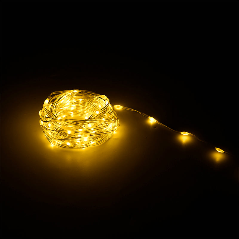 Decoratiune LED Alb Rebel Cald 10m cu USB