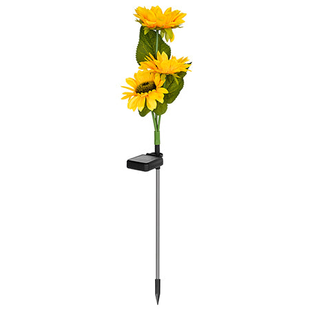 Lampa Solara Decorativa Floarea Soarelui Rebel Zar 0578 cu baterie 600 mAh