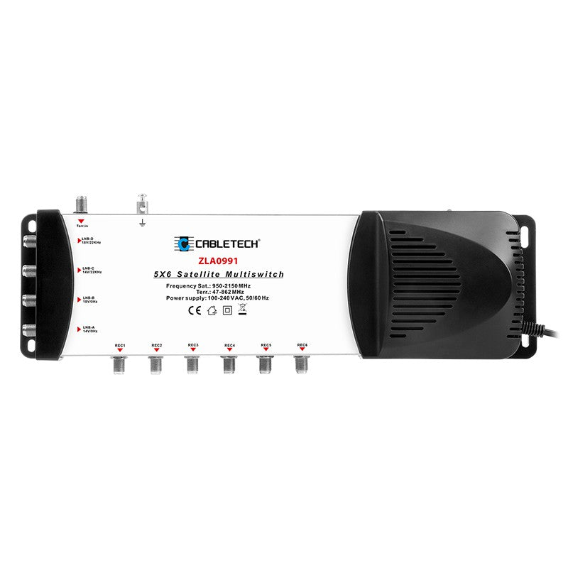 Multiswitch 4 SAT + TV in 6 Cabletech ZLA0991 cu filtru LTE