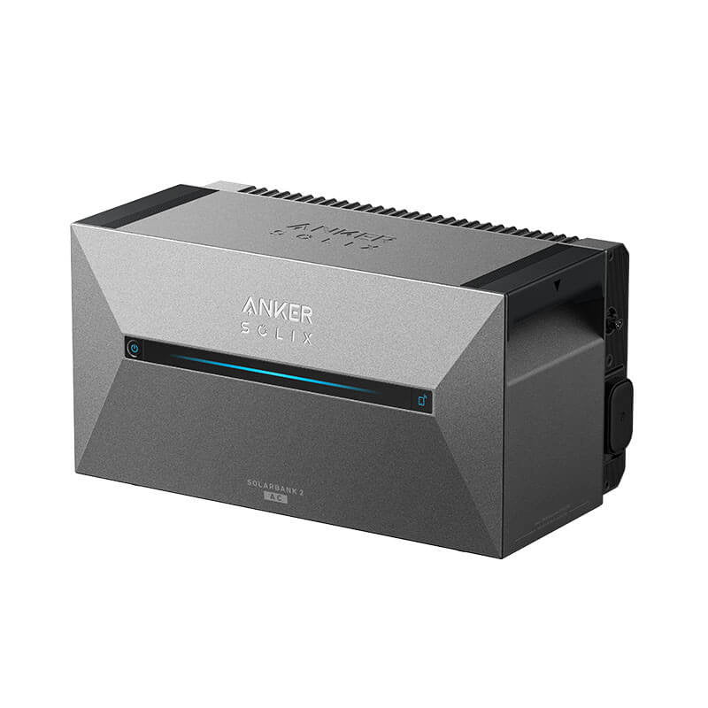 Anker SOLIX Solarbank 2 E1600 AC Balcony Solar System, 1600Wh Storage, 1200W Output, Plug & Play DIY Energy Kit