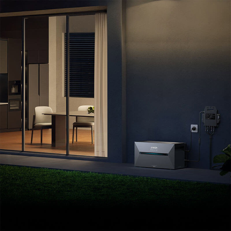 Anker SOLIX Solarbank 2 E1600 AC Balcony Solar System, 1600Wh Storage, 1200W Output, Plug & Play DIY Energy Kit