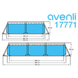 Piscina cu Cadru Avenli 17771EU